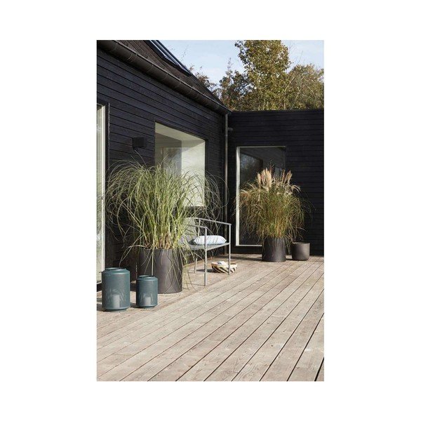 Set di 2 lanterne in ferro verde scuro Fento Edge - Hübsch-image-1