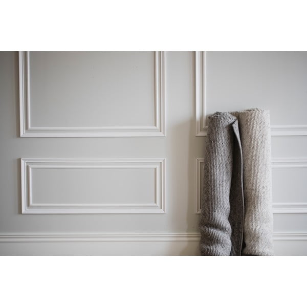 Tappeto in lana grigio chiaro 400x300 cm Auckland - Rowico-image-1