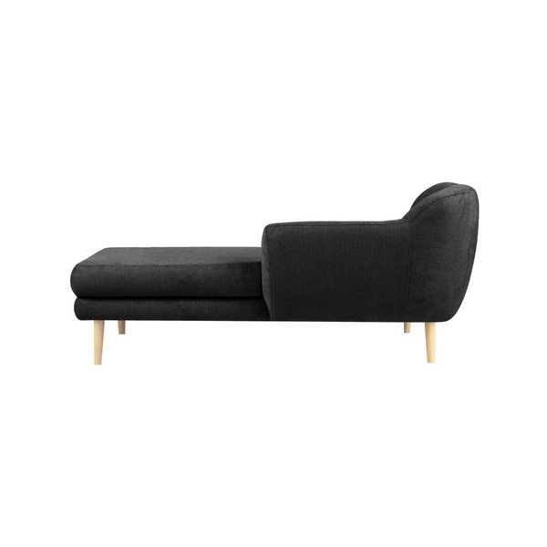 Sedia lounge Sardaigne grigio scuro - Mazzini Sofas-image-3