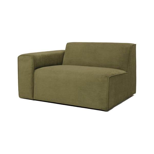 Modulo divano in velluto a coste verde (angolo sinistro) Sting - Scandic-image-2