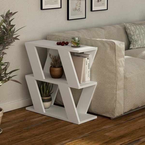 Tavolino bianco Lazena White - Decortie-image-1