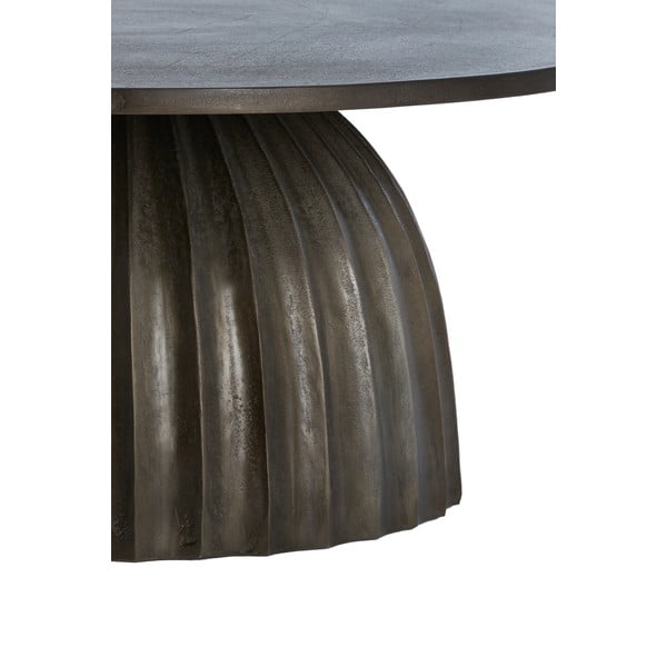 Tavolino rotondo in metallo ø 70 cm Veglia - Light & Living-image-1