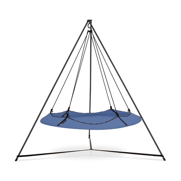 Altalena da giardino blu con supporto - Hangout Pod