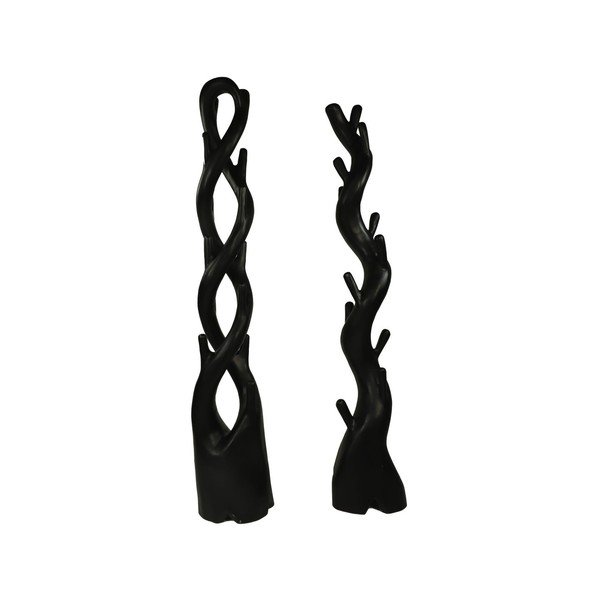 Appendiabiti in legno massiccio munggur nero - HSM collection-image-4