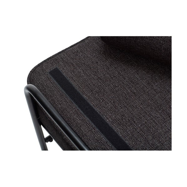 Poltrona marrone con cuscino Pipe - Hübsch-image-3