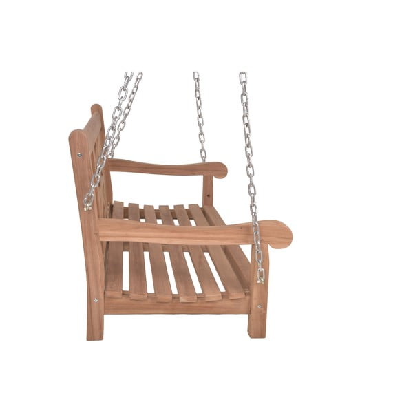 Dondolo sospeso da giardino in legno colore naturale Latoa - Garden Pleasure-image-2