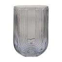 Vaso grigio chiaro in vetro (altezza 19 cm) - House Nordic