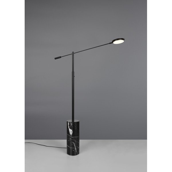 Lampada da terra LED nera (altezza totale 145 cm) Fiore – Trio Select-image-1