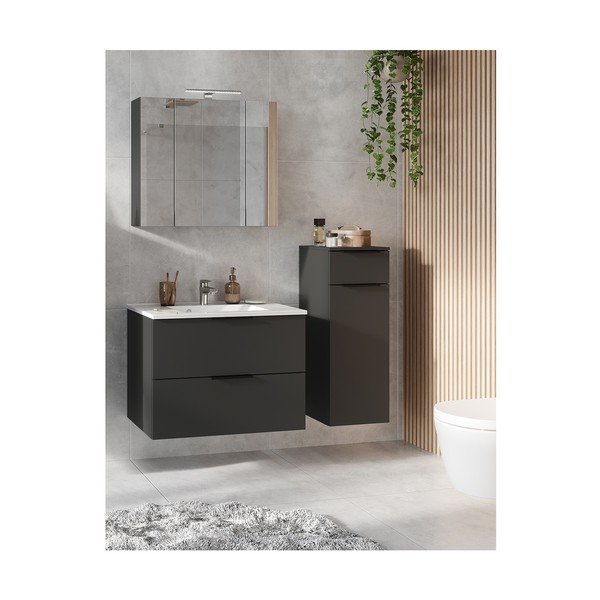 Set da bagno antracite Crandon - Germania-image-1