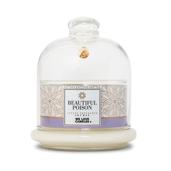Candela in cera di soia, durata di combustione 72 ore Beautiful Poison - We Love Candles