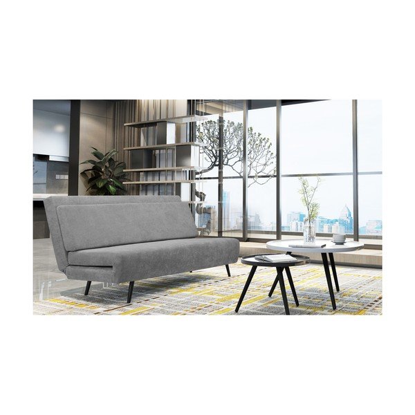 Divano letto grigio 87 cm Mallory - Støraa-image-3