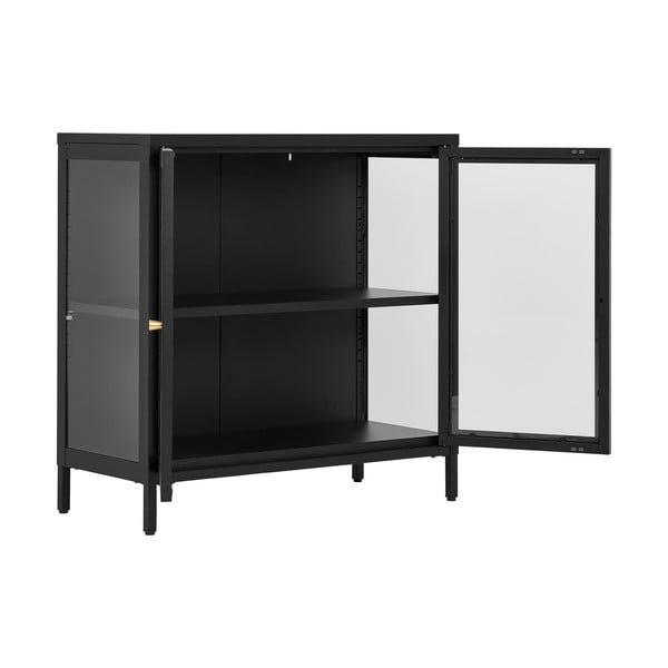 Vetrina in metallo nero 80x80 cm Dalby - House Nordic-image-4
