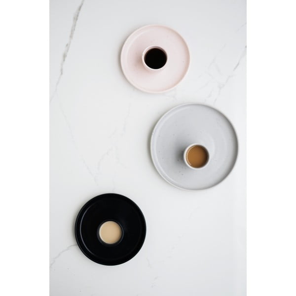 Piatto da dessert in gres rosa chiaro , ø 17 cm Dust - ÅOOMI-image-1