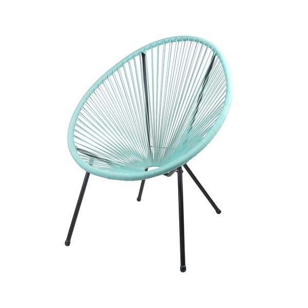 Sedia da giardino in plastica blu Dalida - Garden Pleasure