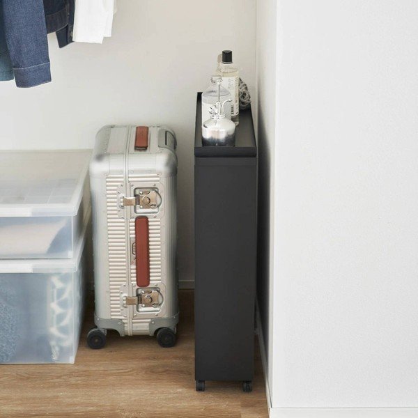 Carrello portaoggetti nero in metallo 59x70x16 cm Tower – YAMAZAKI-image-4