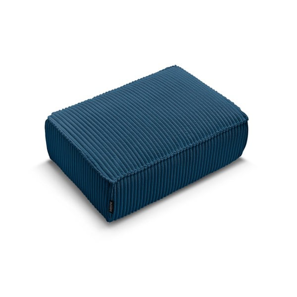 Poggiapiedi blu con rivestimento in velluto a coste Chelsea – Bobochic Paris-image-4