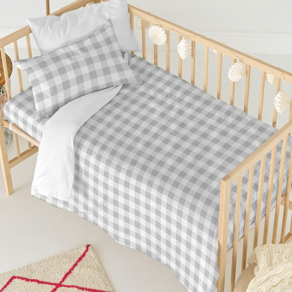 Biancheria da letto per culla in cotone 100x120 cm Vichy - Happy Friday-image-1