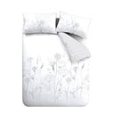 Set copripiumino e federa bianco e grigio per letto matrimoniale e per letto esteso 230x220 cm Meadowsweet Floral – Catherine Lansfield