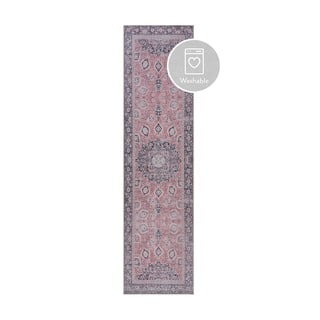 Tappeto lavabile rosa 60x230 cm FOLD Somerton - Flair Rugs