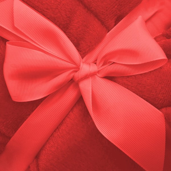 Accappatoio unisex rosso in microfibra, taglia M Robby - DecoKing-image-4