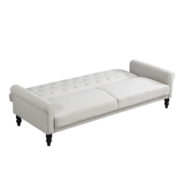 Divano color crema reclinabile/allungabile 222 cm Tyne – Støraa-image-4
