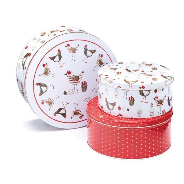 Sada 3 dóz na cukroví Cooksmart England Chicken