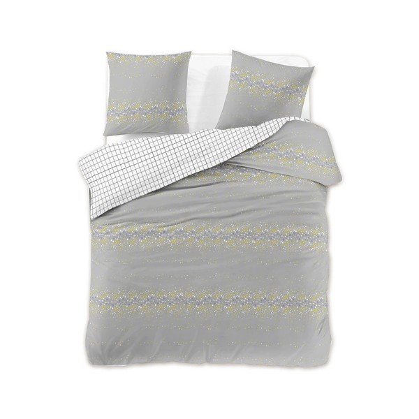 Biancheria da letto matrimoniale in cotone sateen Sparkle, 220 x 200 cm - DecoKing