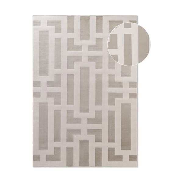 Tappeto grigio/color crema 120x170 cm Perles Onyx – Elle Decoration