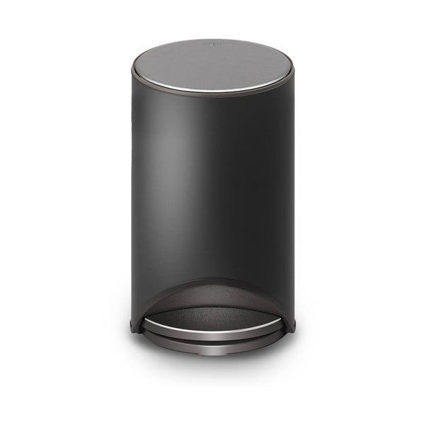 Cestino per la spazzatura nero opaco in metallo con pedale 10 l Arc – Joseph Joseph