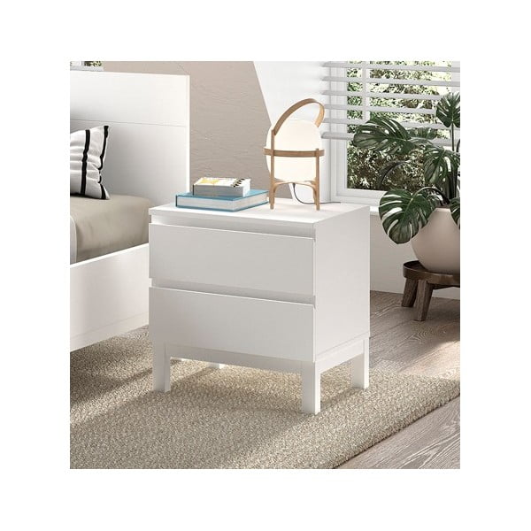 Comodino per bambini bianco Eva – Vipack-image-1