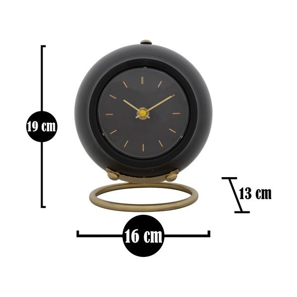 Orologio da tavolo nero a sfera - Mauro Ferretti-image-2