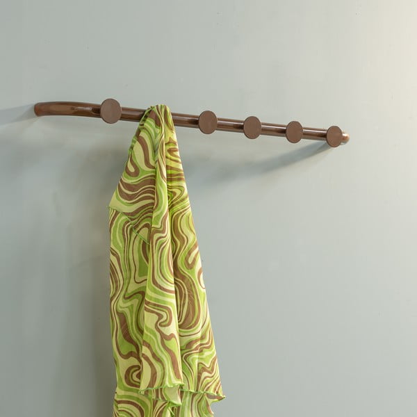 Attaccapanni da parete marrone scuro in metallo 75 cm Retro – Spinder Design-image-4