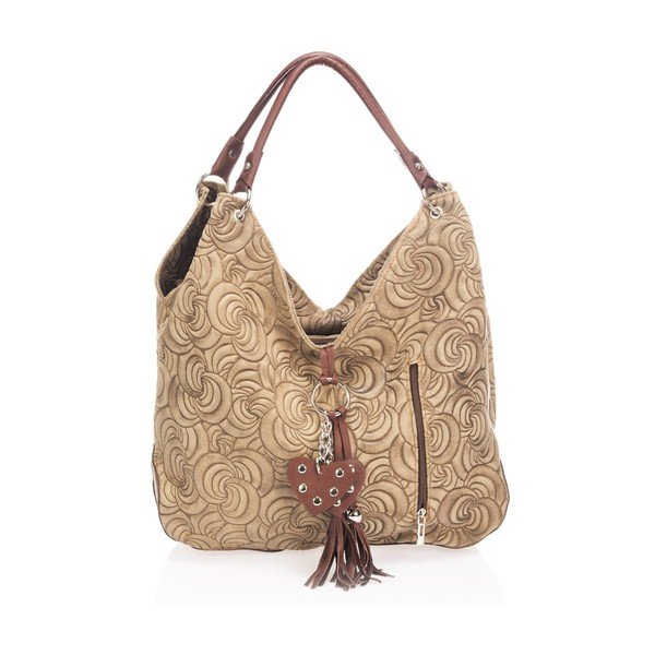 Borsa in pelle beige Sindy - Giorgio Costa