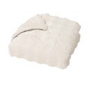 Coperta color crema in micropile 220x240 cm Mounty – douceur d'intérieur