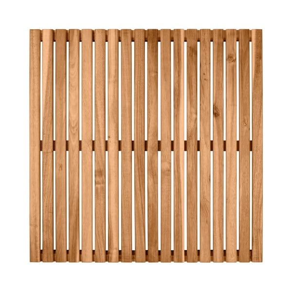 Tappeto da bagno in legno di acacia, 55 x 55 cm - Wenko