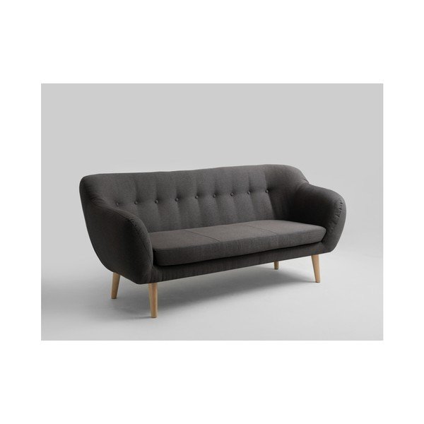 Divano a tre posti grigio scuro Custom Form Marget - CustomForm-image-3