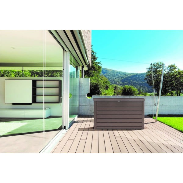 Contenitore da giardino in plastica marrone Ontario - Keter-image-2