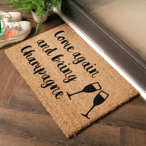 Zerbino in cocco 40x60 cm Bring Champagne - Artsy Doormats-image-1