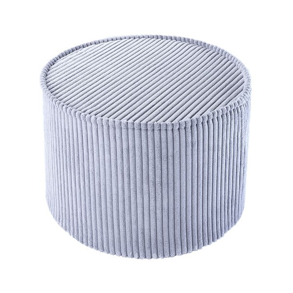 Pouf per bambini blu con rivestimento in velluto a coste – Wigiwama