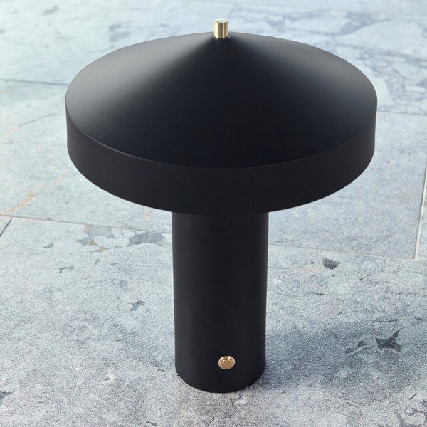 Lampada da tavolo nera in metallo (altezza totale 41 cm) Hatto – OYOY Living Design-image-1