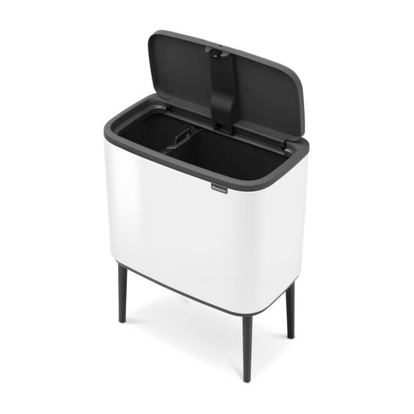 Cestino per la spazzatura in acciaio bianco per raccolta differenziata/touch 34 l Bo Touch Bin – Brabantia