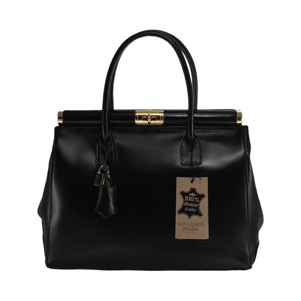 Borsa in pelle nera Tammy - Chicca Borse-image-1