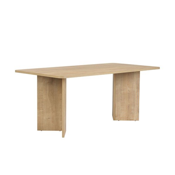 Tavolo da pranzo con effetto rovere 90x180 cm Linza – Kalune Design