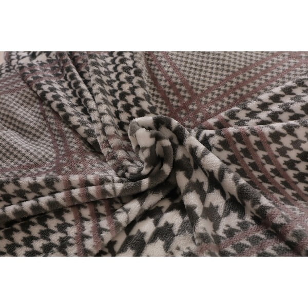 Biancheria da letto singola grigia micro felpata 140x200 cm - My House-image-3