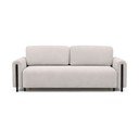 Divano beige allungabile/con contenitore e rivestimento in bouclé 244 cm Arcadova – ELTAP