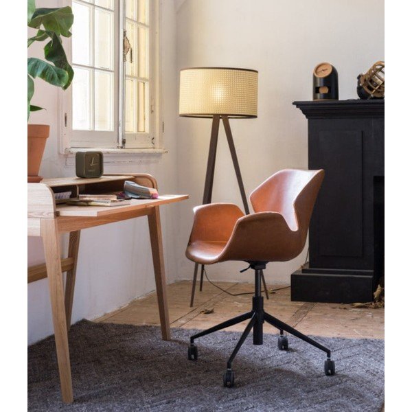 Sedia da ufficio marrone Sedia da ufficio Nikki - Zuiver-image-2