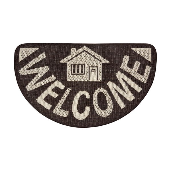 Tappetino marrone , 50 x 80 cm Weave Big Welcome - Hanse Home