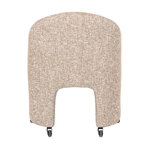 Sedia da ufficio beige in imbottito Cordo – WOOOD-image-4