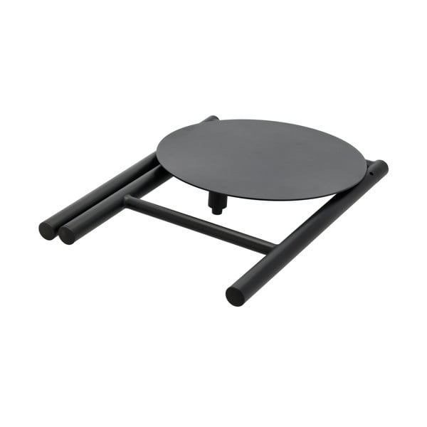 Sgabello in metallo nero Disc - Zone-image-3