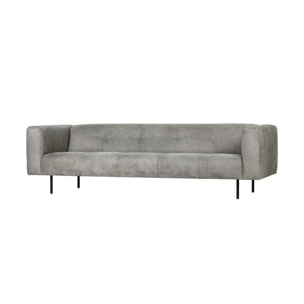Divano in similpelle grigio chiaro Skin, 250 cm - vtwonen-image-2